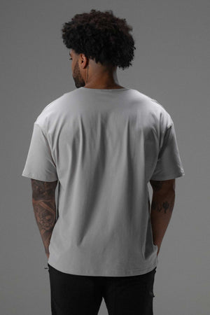 Signature Oversized Tee Concrete