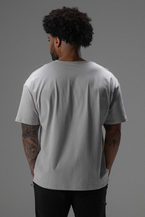 Signature Oversized Tee Concrete