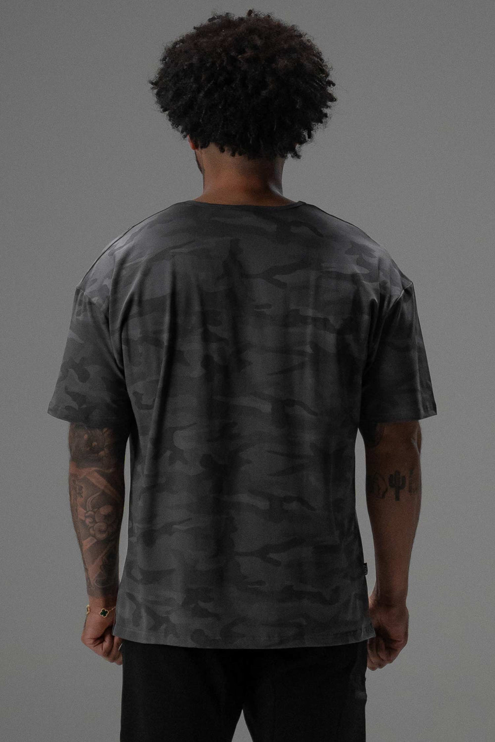 Signature Oversized Tee Dark Camo