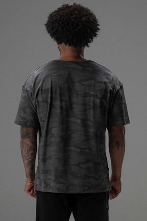 Signature Oversized Tee Dark Camo