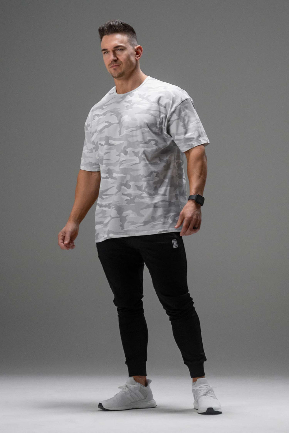 Signature Oversized Tee White Camo