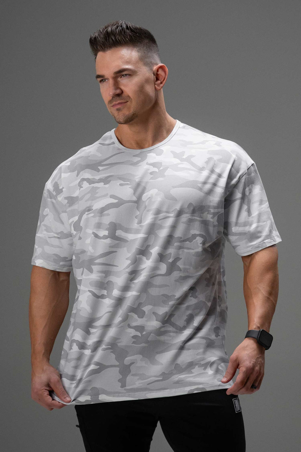 Signature Oversized Tee White Camo