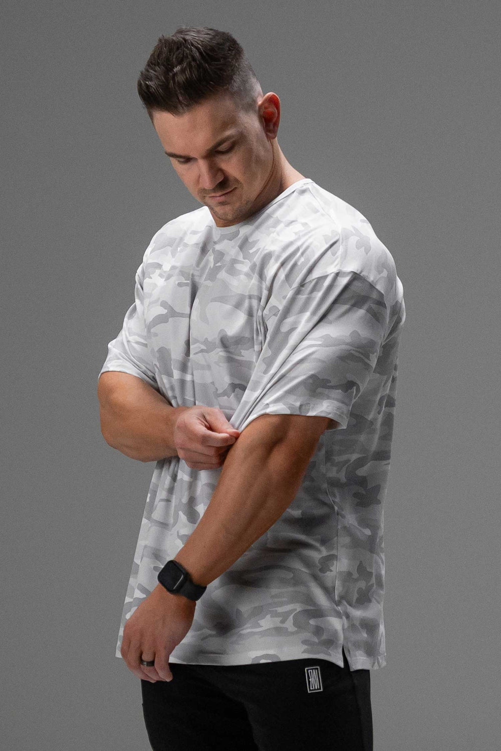 Signature Oversized Tee White Camo