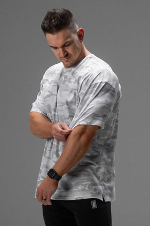 Signature Oversized Tee White Camo