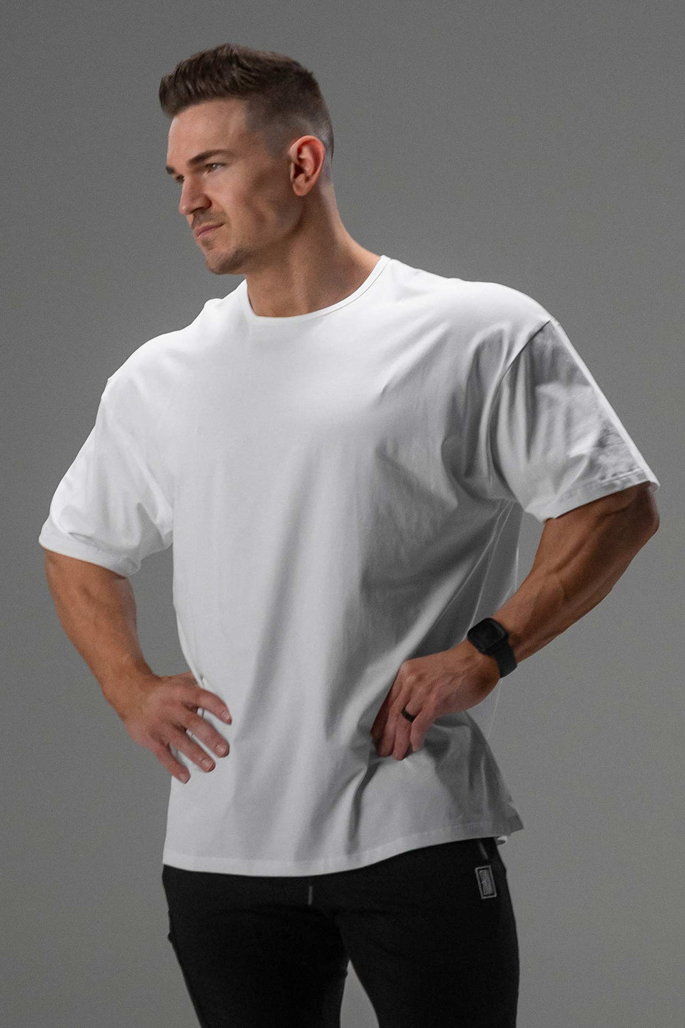 Signature Oversized Tee White