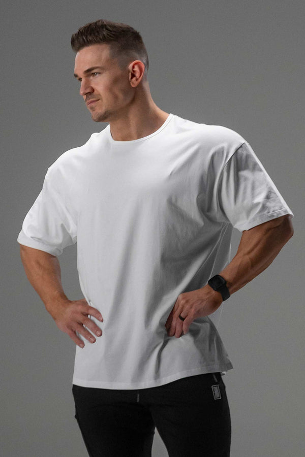 Signature Oversized Tee White