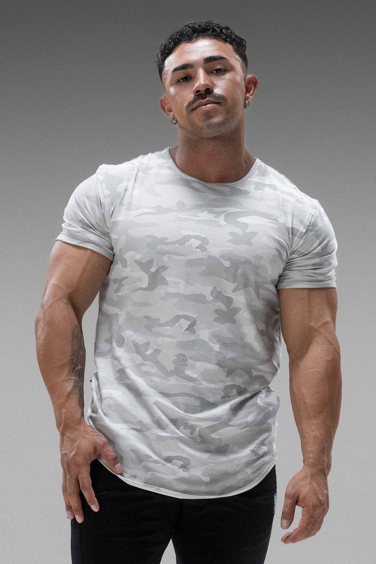 Signature Tee White Camo