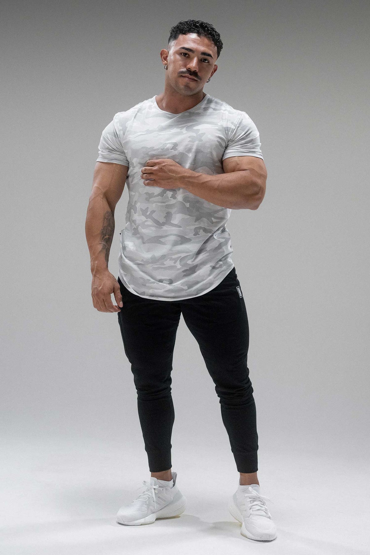 Signature Tee White Camo