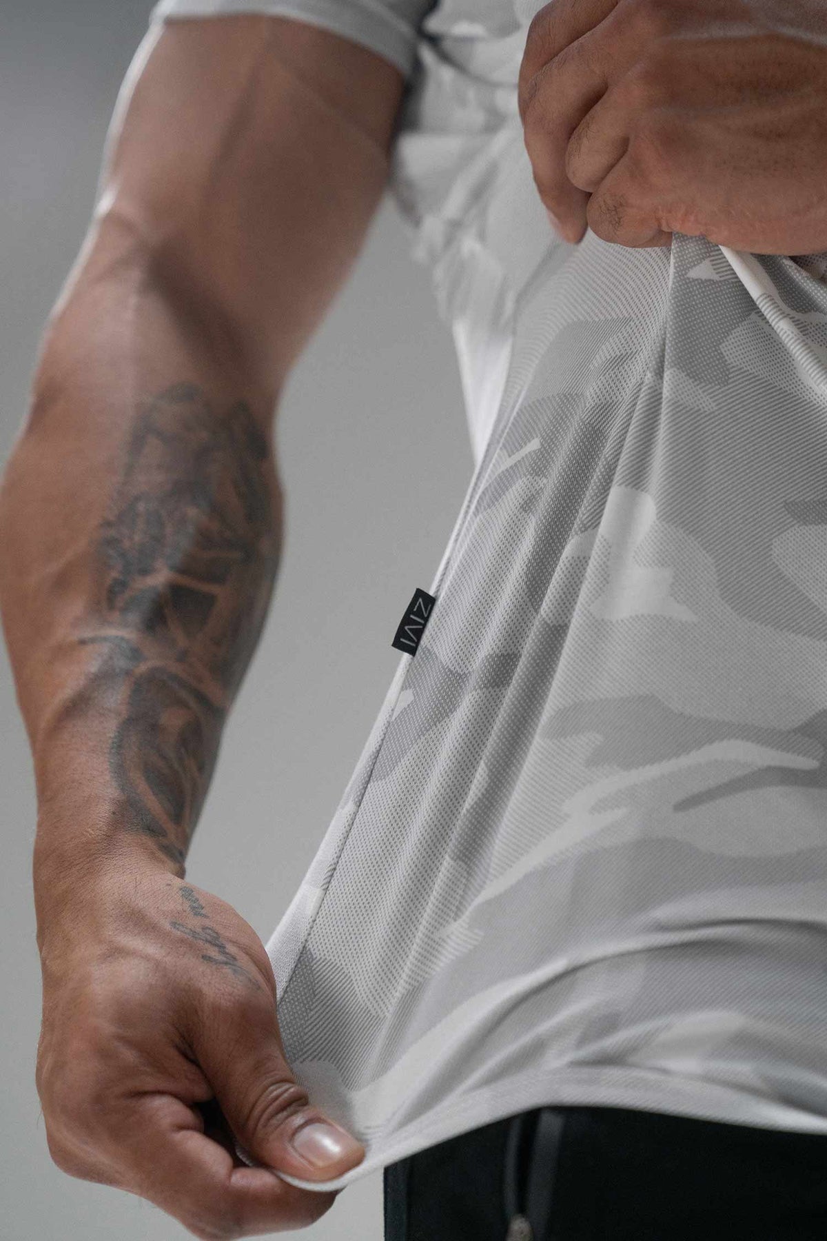 Signature Tee White Camo