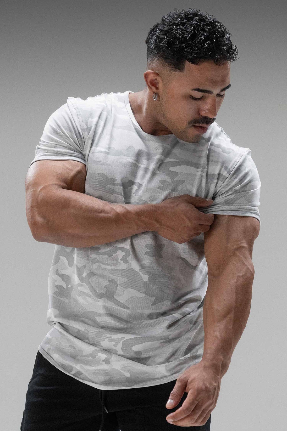 Signature Tee White Camo