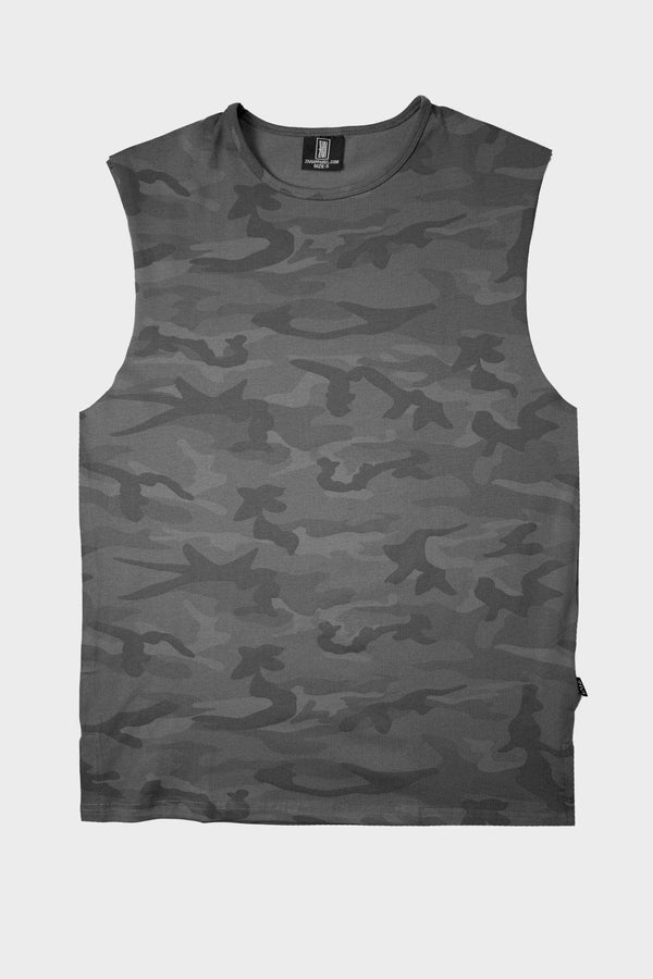 Signature Sleeveless Dark Camo