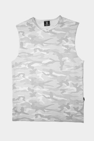Signature Sleeveless White Camo