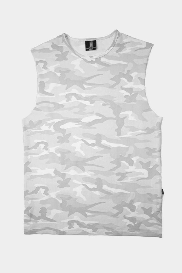 Signature Sleeveless White Camo