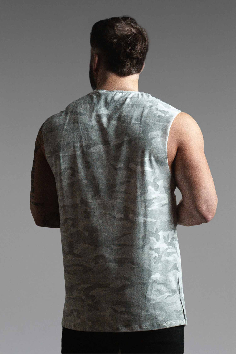 Signature Sleeveless White Camo