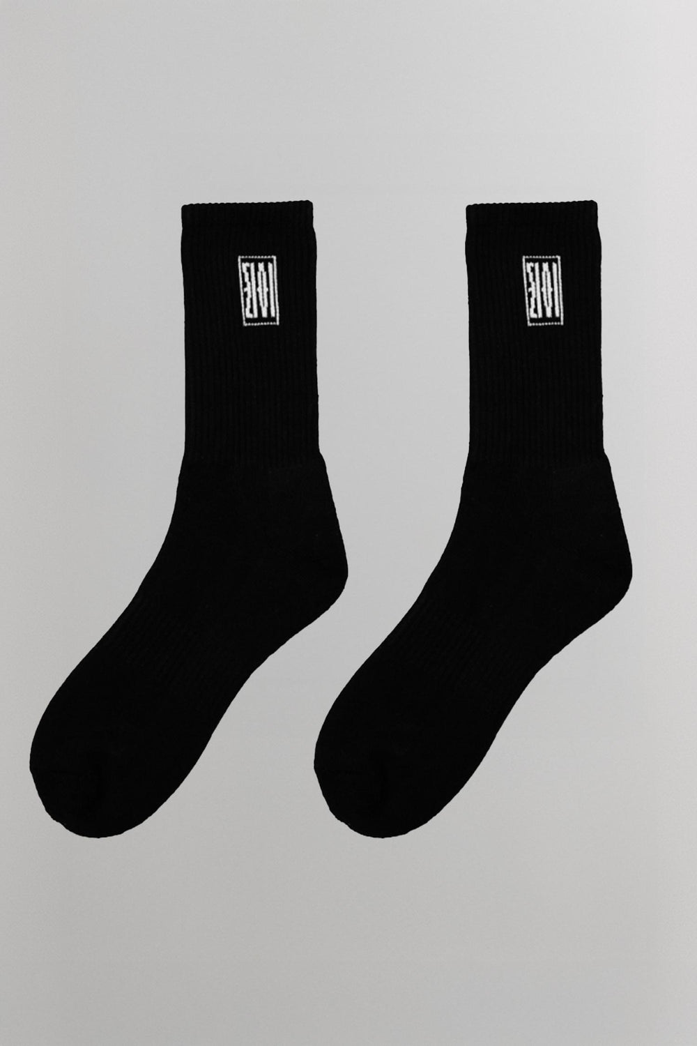 Signature Crew Socks (3 PAIR) - Black