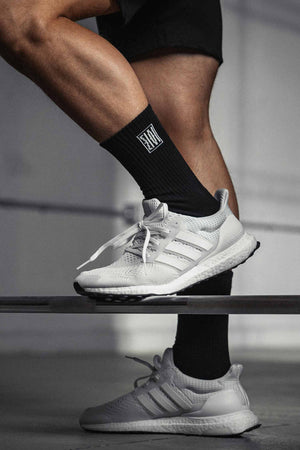 Signature Crew Socks (3 PAIR) - Black