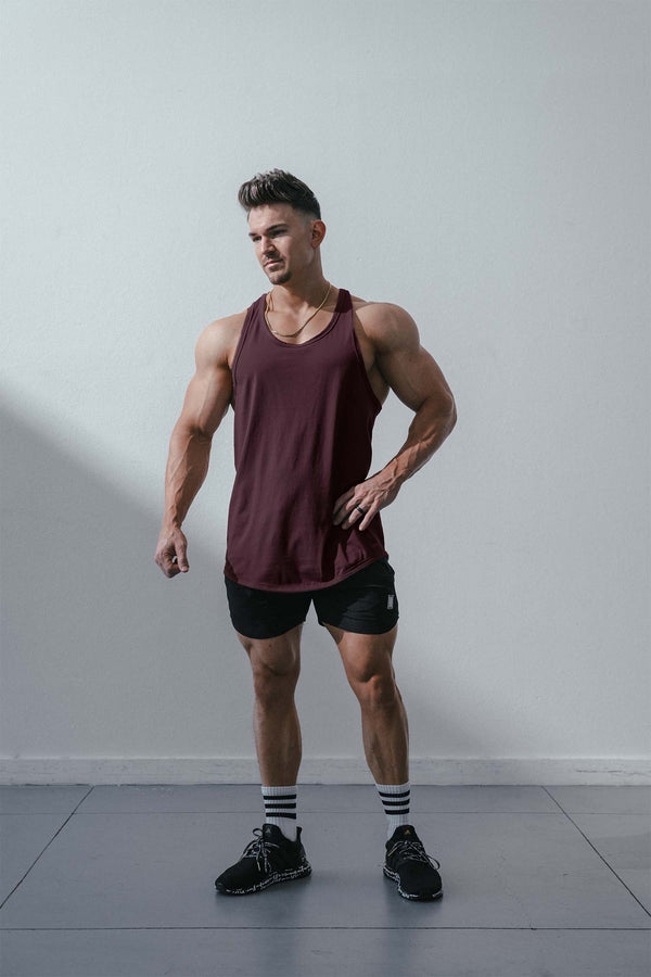 Blaze Stringer Tank Merlot