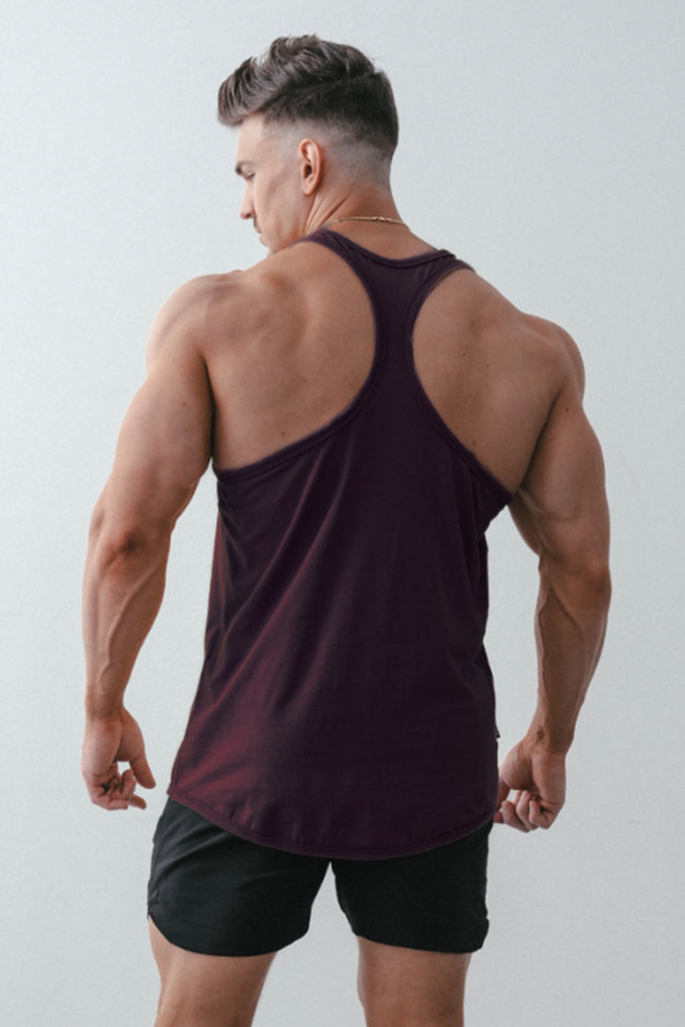 Blaze Stringer Tank Merlot