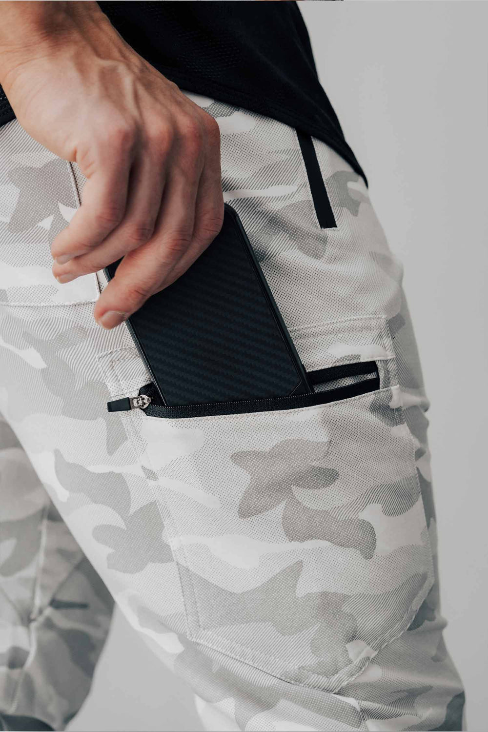 Cargo Joggers White Camo