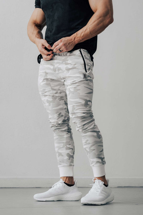 Cargo Joggers White Camo