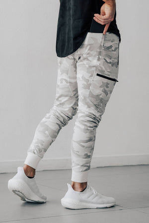 Cargo Joggers White Camo