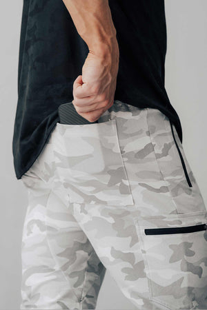 Cargo Joggers White Camo