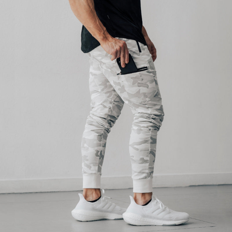 Cargo Joggers White Camo