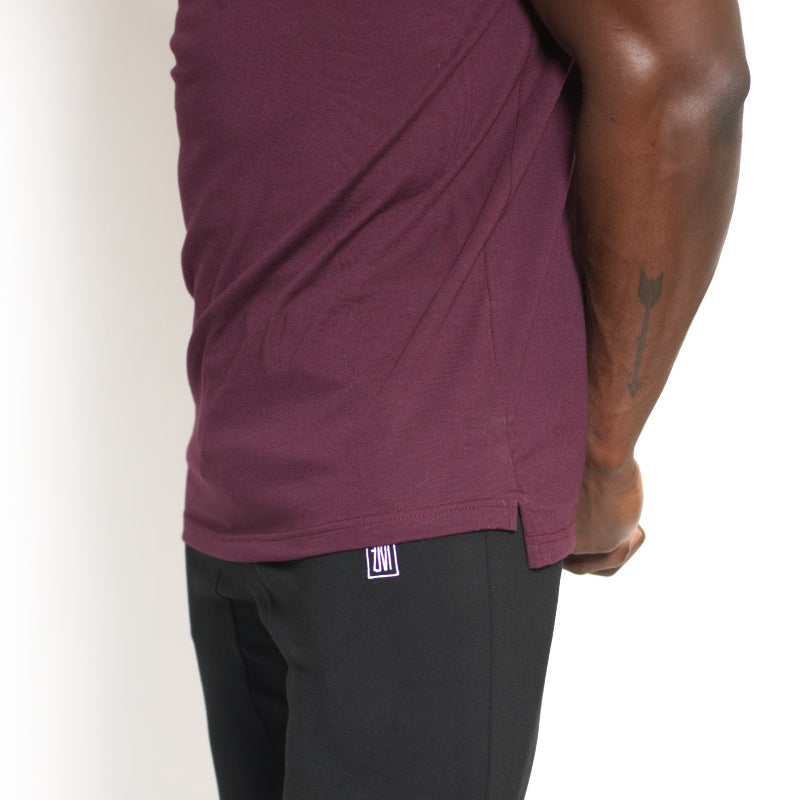 Straight Sleeveless Merlot