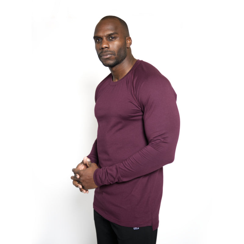 Straight Long Sleeve Merlot